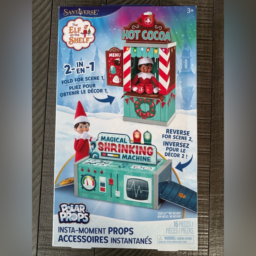 Elf on the Shelf - Santa Verse Insta-Moment Props Set (NIB)